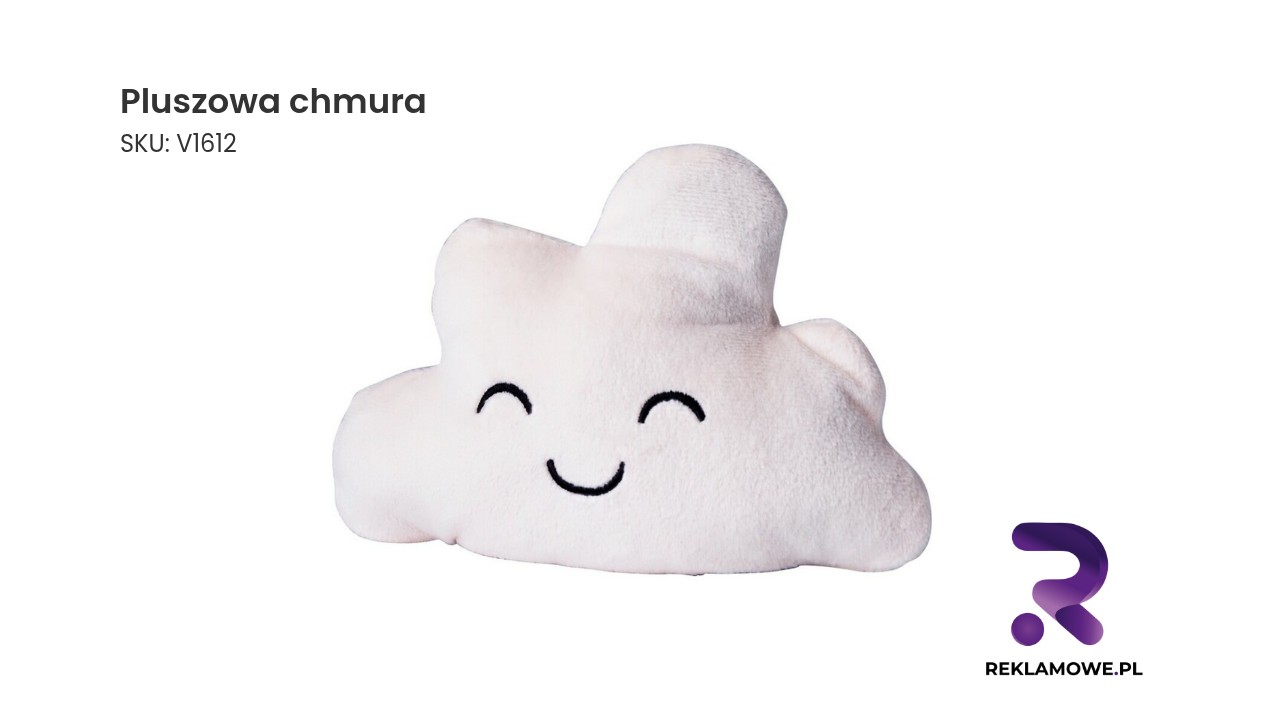 Pluszowa chmura idealna do dekoracji pokoju dziecięcego