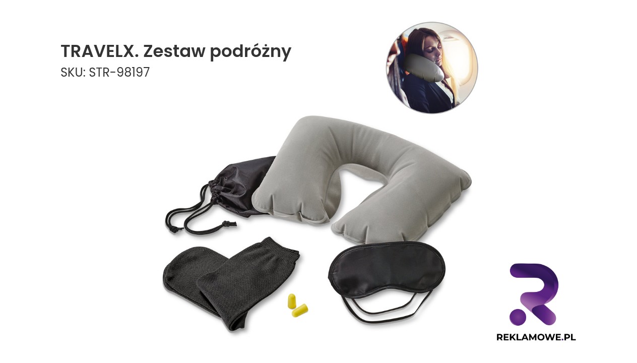 TRAVELX. Zestaw podróżny Zestaw podróżny TRAVELX idealny na każdą wyprawę