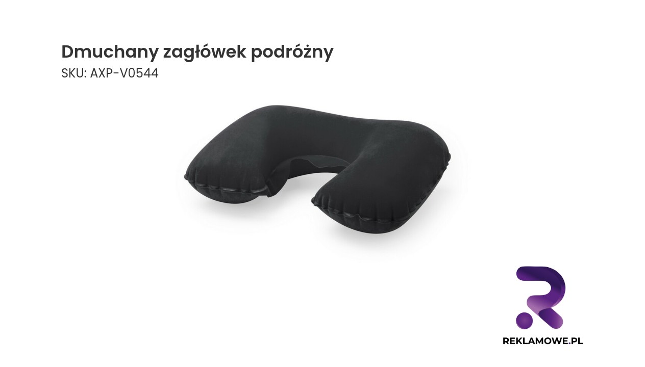 Dmuchany zagłówek podróżny idealny do podróży