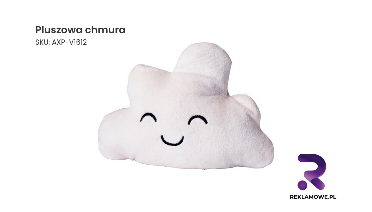 Pluszowa chmura – miękka przytulanka dekoracyjna