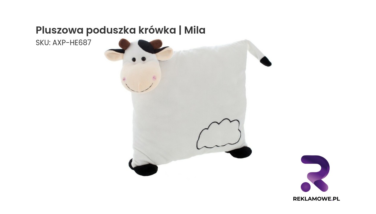 Pluszowa poduszka w kształcie krowy marki Mila