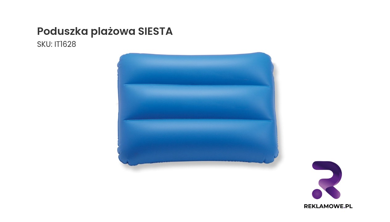 Poduszka plażowa SIESTA Poduszka plażowa SIESTA – wygodna poduszka na plażę i do relaksu