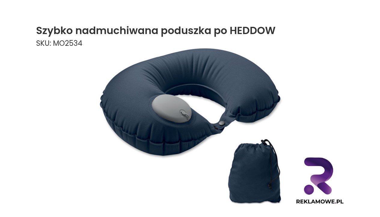 Szybko nadmuchiwana poduszka po HEDDOW – lekka i wygodna poduszka podróżna